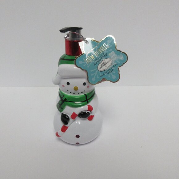 Snowflurries refillable handsoap dispenser Christmas/Holiday 16.9 OZ 500 ML - Picture 4 of 5